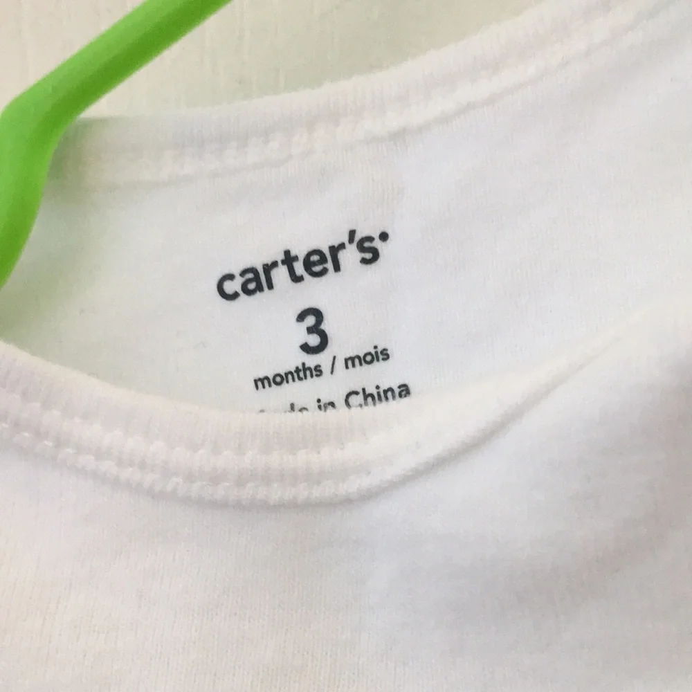 Carters infant body suit 3 months